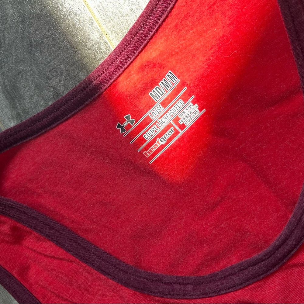 Under Armour Burgundy Tank Top - Picture 2 of 8